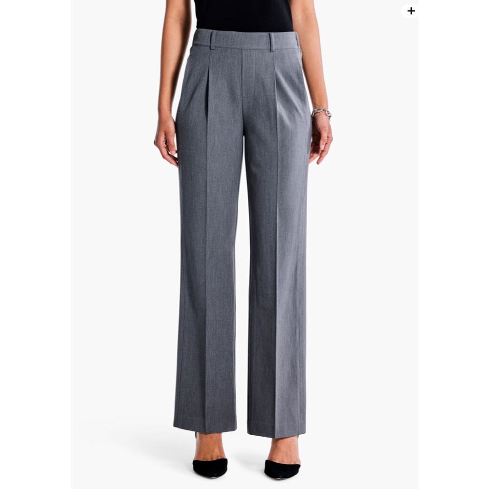 Nic + Zoe THE‎ AVENUE WIDE LEG PLEATED PANT NWT Size 12